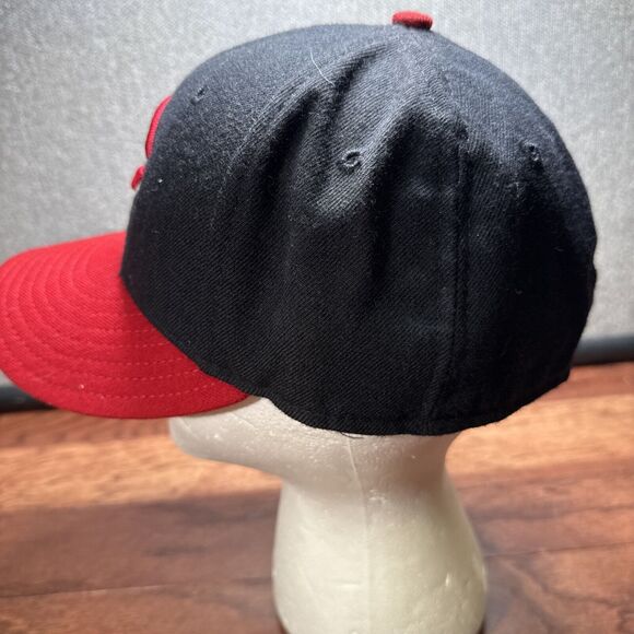 Cincinnati Reds Hat Red 7 1/8 Fitted New Era 59 Fifty Authentic Collection - Picture 4 of 5